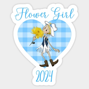 Flower Girl 2024 Sticker